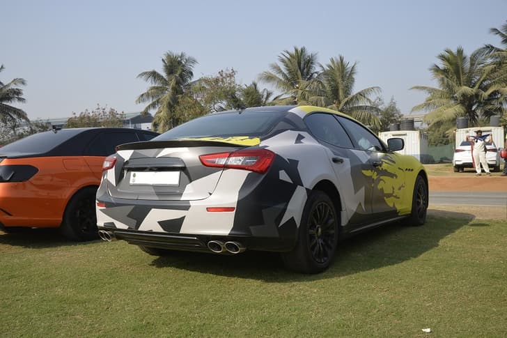 This Maserati Ghibli is not one for blending in. 